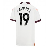 Camiseta Manchester City Julian Alvarez #19 Visitante Equipación 2023-24 manga corta